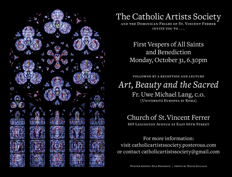 Celebrate All Hallows Eve Vespers, Lecture, and Reception Catholic