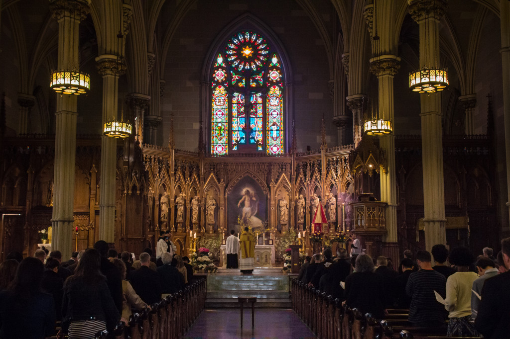 Mass for Artists 2014 congregation