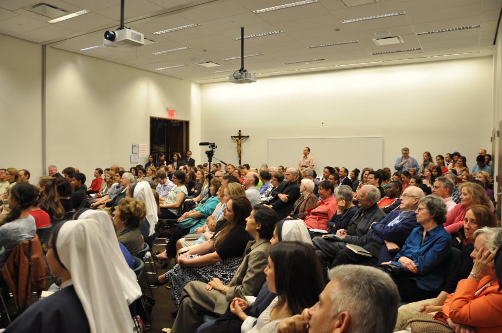 Wolfe lecture full house