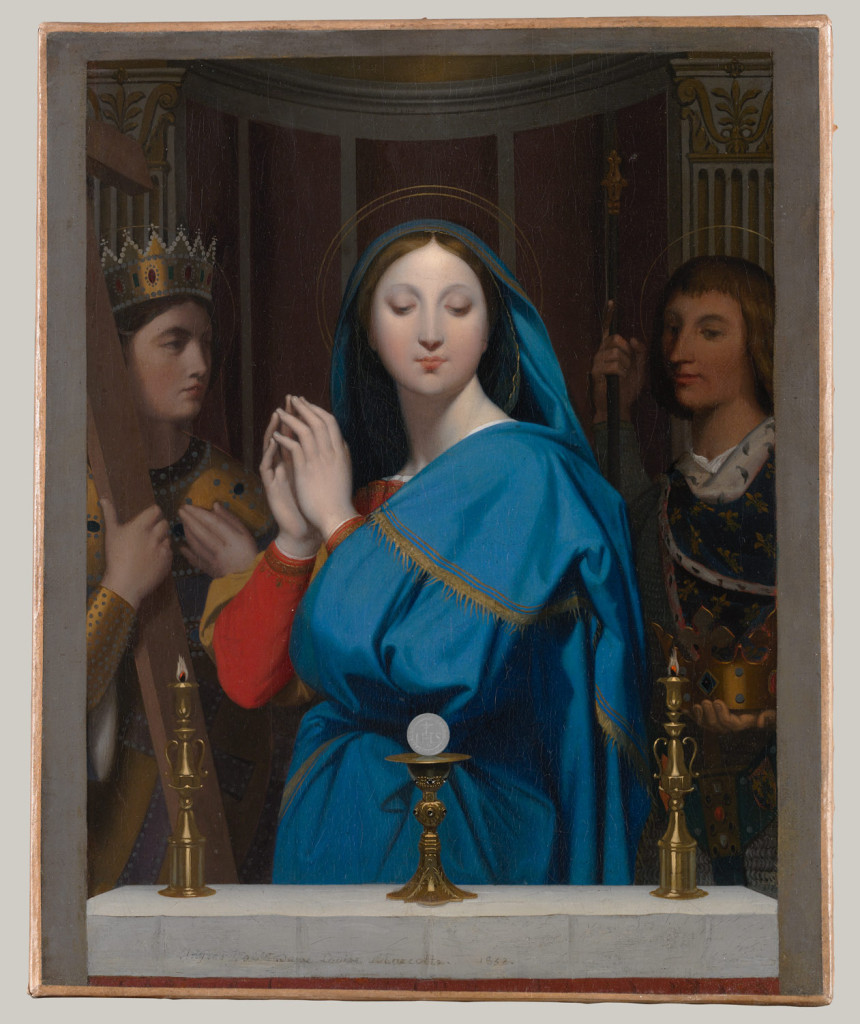 Virgin Adoring the Host_Ingres 1852